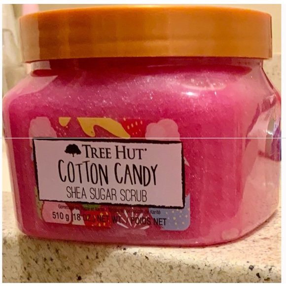 NWT Tree Hut Cotton Candy Shea Sugar Scrub 18 ounces - Picture 4 of 7